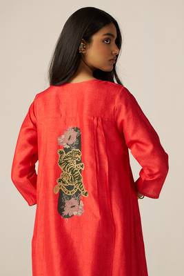 Bittersweet red sherni print co-ord set 4