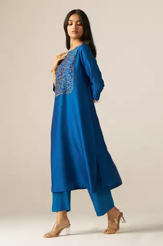 Vallarta blue sherni print co-ord set