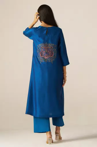 Vallarta blue sherni print co-ord set