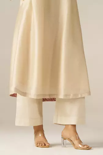 Whitecap gray and beige sherni print co-ord set