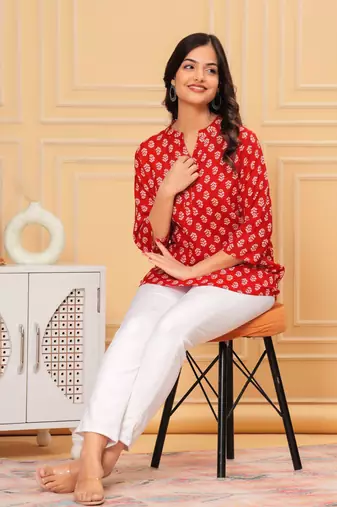 Women's kurti & tops| stylish, latest cotton kurti, top collection | trendy, short & stylish kurti &tops for women
