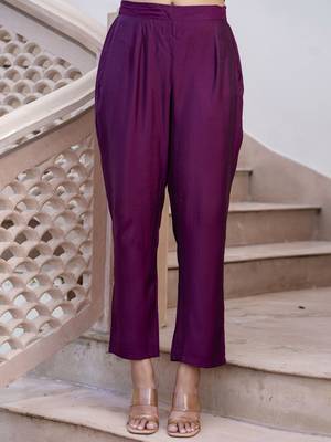 Vredevogel women silk blend ethnic top pant set 4