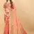 Peach soft cotton silk banarasi silk saree