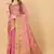 Pink soft cotton silk banarasi silk saree