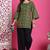 Green pure cotton jaipuri printed traditional tunic