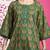Green pure cotton jaipuri printed traditional tunic