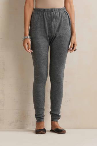 grey woollen leggings