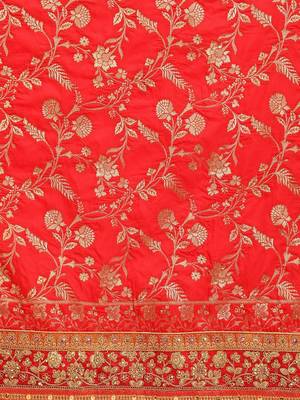 Women's silk embroidery saree with unstitched blouse piece 3
