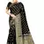 Trendmalls Women's banarasi silk saree with unstitched blouse piece
