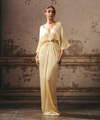 Beige kaftan 1