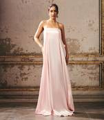 Baby pink trapeze gown