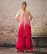 Beige and peach co ord set