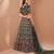 Green Net Lehenga Choli with Heavy Thread Work embroidery