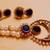 Royal Blue Stylo Set With Mala