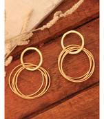 Hoops dangler earrings