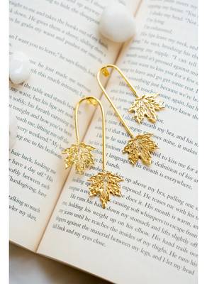 leaf cascade long earring 4