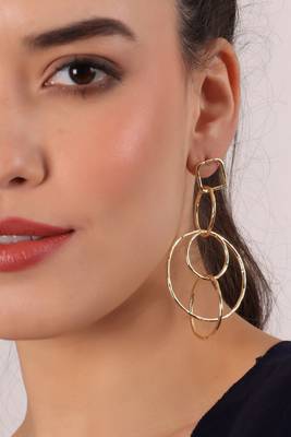 Mutiple hoops danglers earring 1
