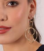 Mutiple hoops danglers earring