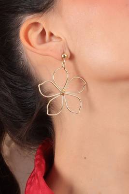 Full bloom flower earring 3