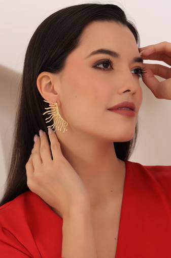 Fierce statement earrings