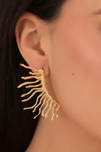 Fierce statement earrings