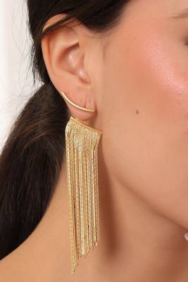 Tassle massle statement earring 3