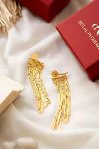 Tassle massle statement earring