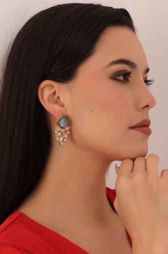 Everlasting labradorite glow earring