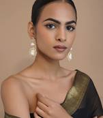 Radiance pearl  statement earrings