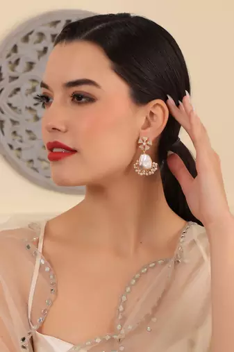Sparkling elegance crystal drop earrings