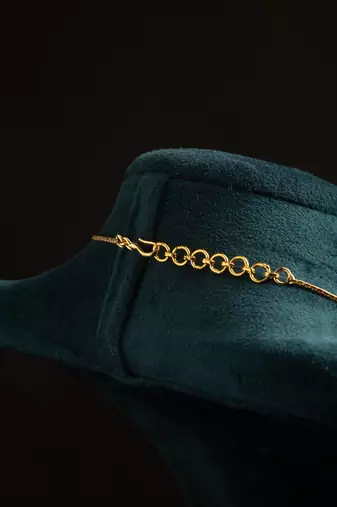 Elegant Gold Long Layer Chain with Round Pendant