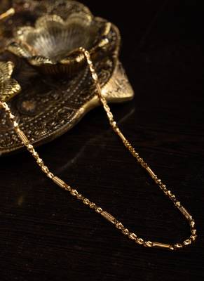 Gold-Plated Designer Chain 1