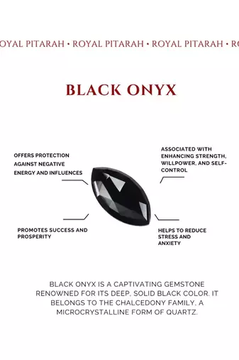 Black onyx with dalmation jasper earring