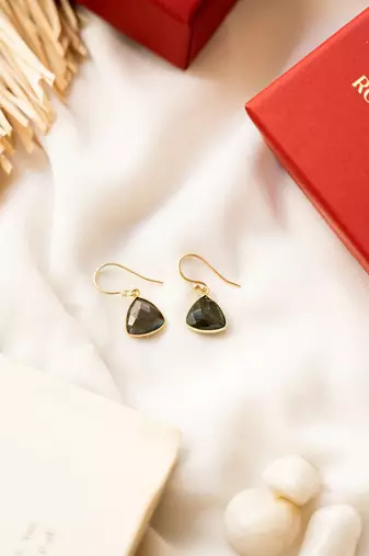 Labradorite dangler earrings