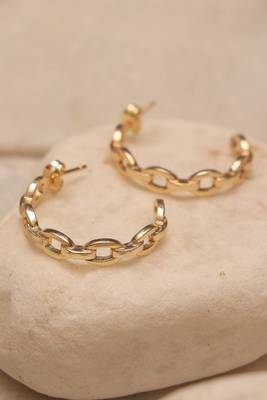 Nautical rope hoop earrings 3