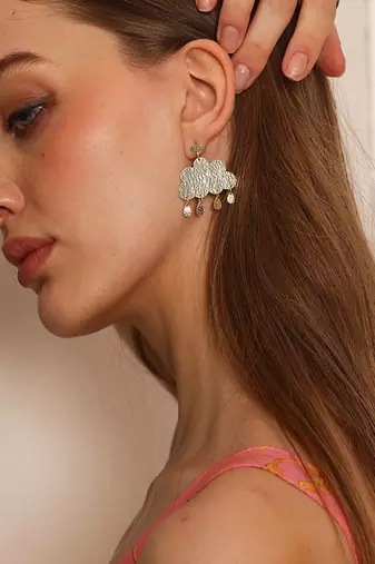Cloud earrings