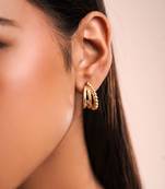 Regal gold hoops