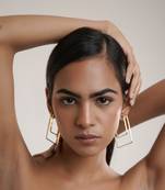 Statement square hoops