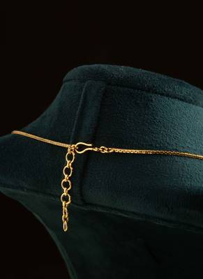 Elegant Gold Long Layer Chain with Round Pendant 5