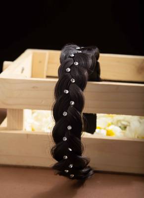 Artificial Black Hair - Hair Band 1