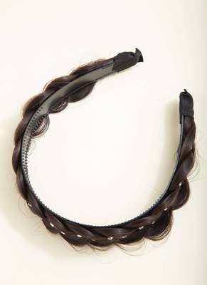 Artificial Brown Hair - Hair Band 2