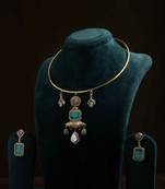 Statement Hasli Necklace in Multicolour