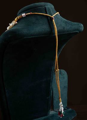 Kundan Necklace Set with Pearls 5