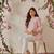 Hand embroidered pink cotton lucknowi chikankari kurti