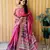 Pink Printed Handloom Sarees