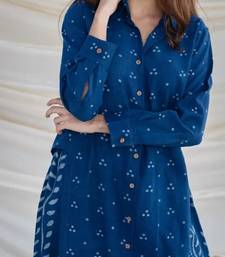 Jaipuri  beautiful dabu print beautiful new style kurta with palazzo set