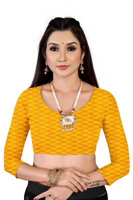 Grey Colour Cotton Silk Bagru Print Saree 4