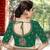  Lemon Satin Silk Embroidred Party Wear Saree With Blouse