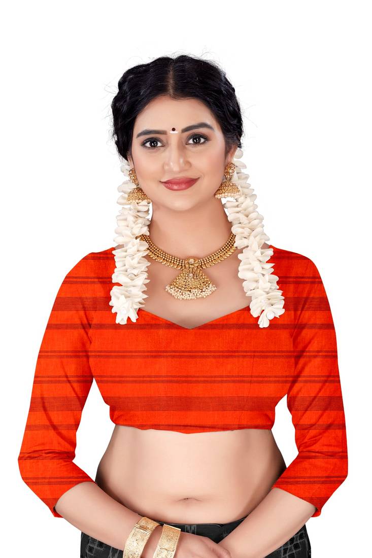 Black Colour Cotton Silk Bagru Print Saree