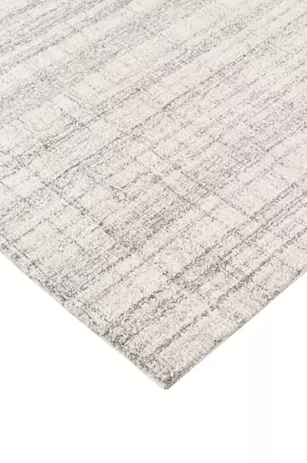 Saraswati global classic plaid handcrafted wool rug, area rug, anti-skid & anti slip backing carpet (7.6x9.6 feet).